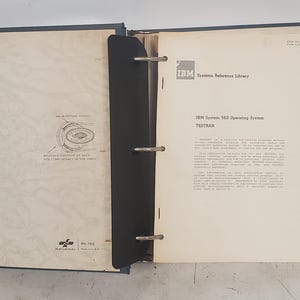 Vintage IBM Systems Reference Library Program Logic Manual 360 Binder