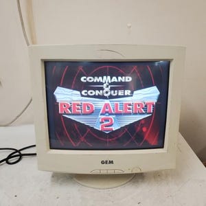 Vintage Gaming GEM DE-770 BA Vga Crt 16&quot; Computer Monitor 2000