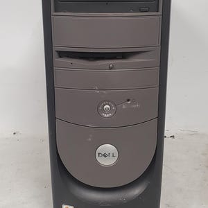 Computador Dell Dimension 4550 para jogos vintage, Intel Pentium 4 2,66 GHz, 512 MB, sem HDD