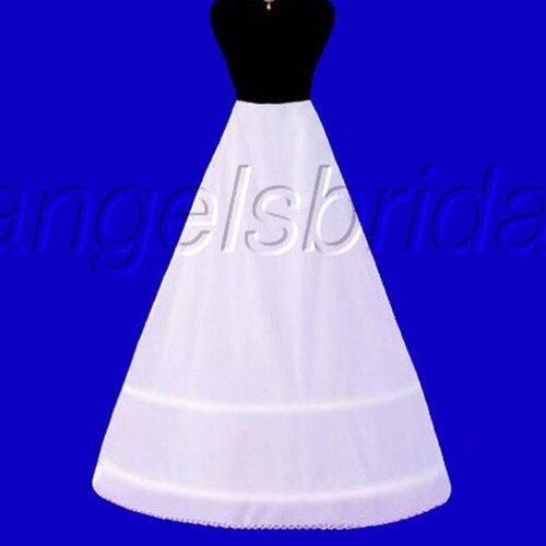 BRIDAL PETTICOAT CRINOLINE HOOP SKIRT SLIP WEDDING GOWN HALLOWEEN COSTUME DRESS 
