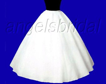 white petticoat plus size