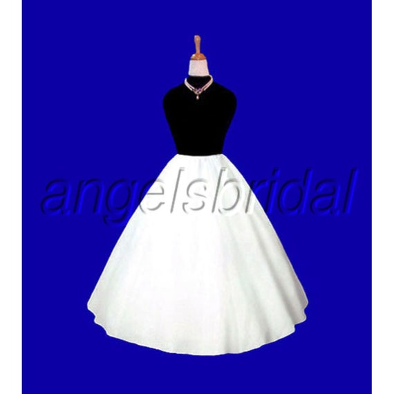 Top Quality A line Hoopless Flower Girl Crinoline Petticoat Bridal