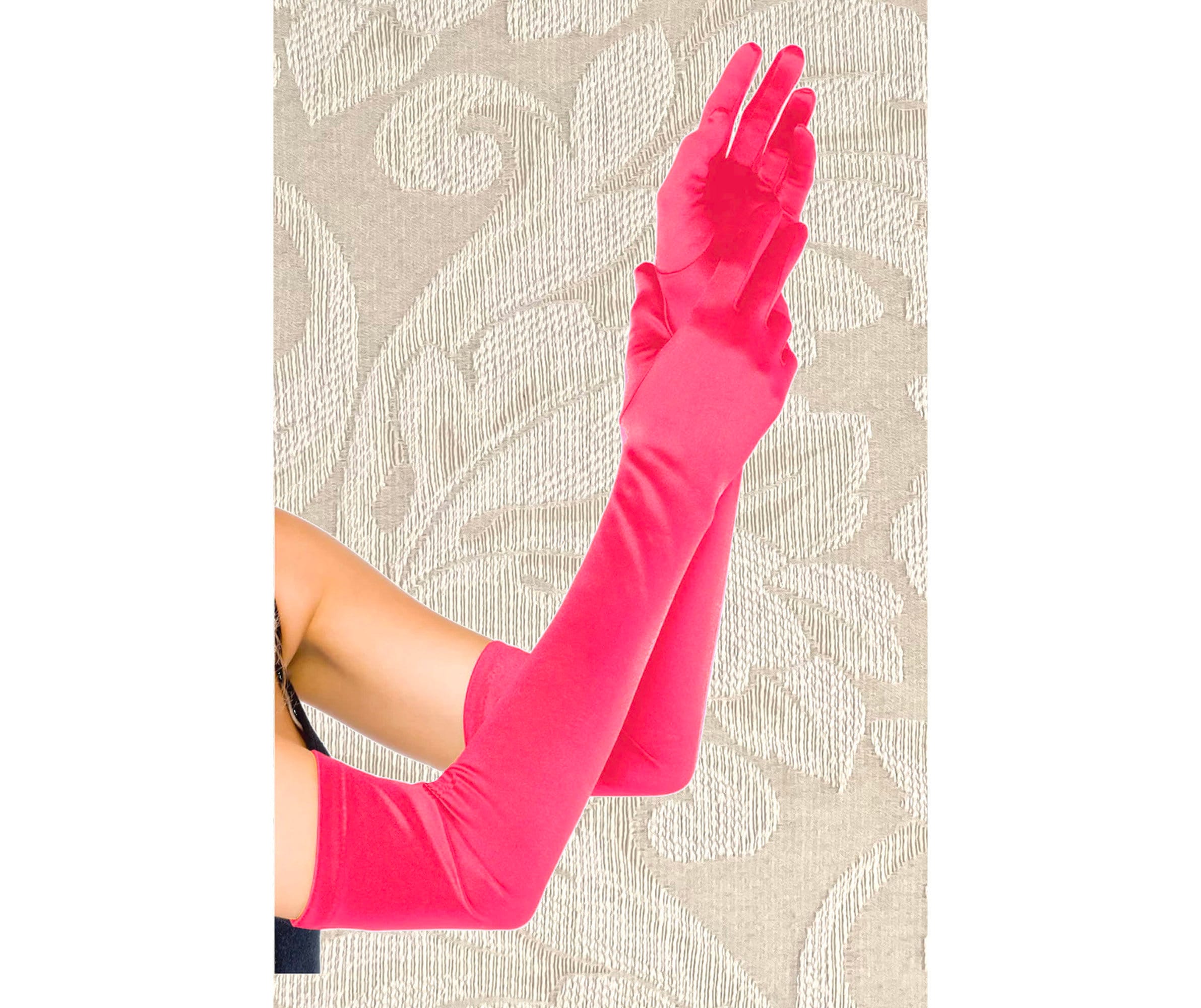 Pink Long Gloves -  New Zealand