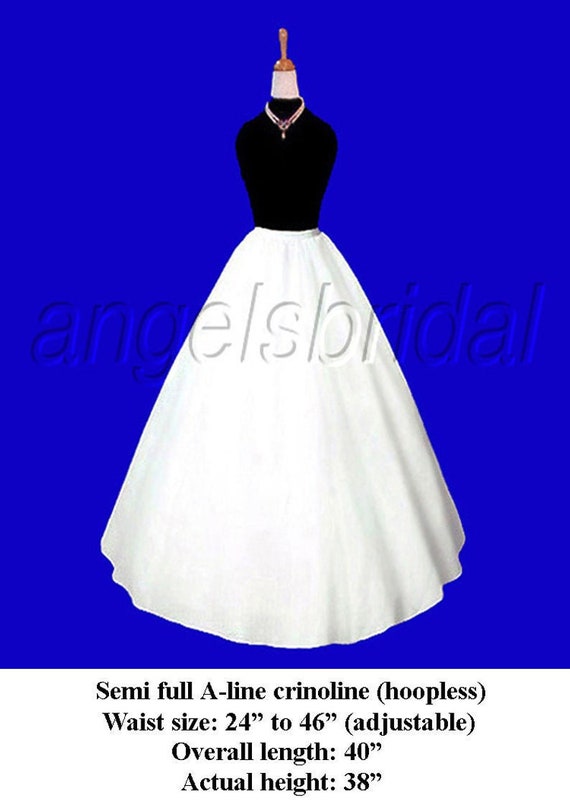a line petticoat for wedding dress