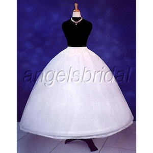 Top Quality 4-Hoop Petticoat Crinoline Bridal Wedding Gown Dress Underskirt Skirt Slip One Size Fits Most 24"-46" Waist
