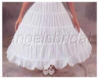 Coton de qualité supérieure, jupon à 4 anneaux, robe de mariée à crinoline