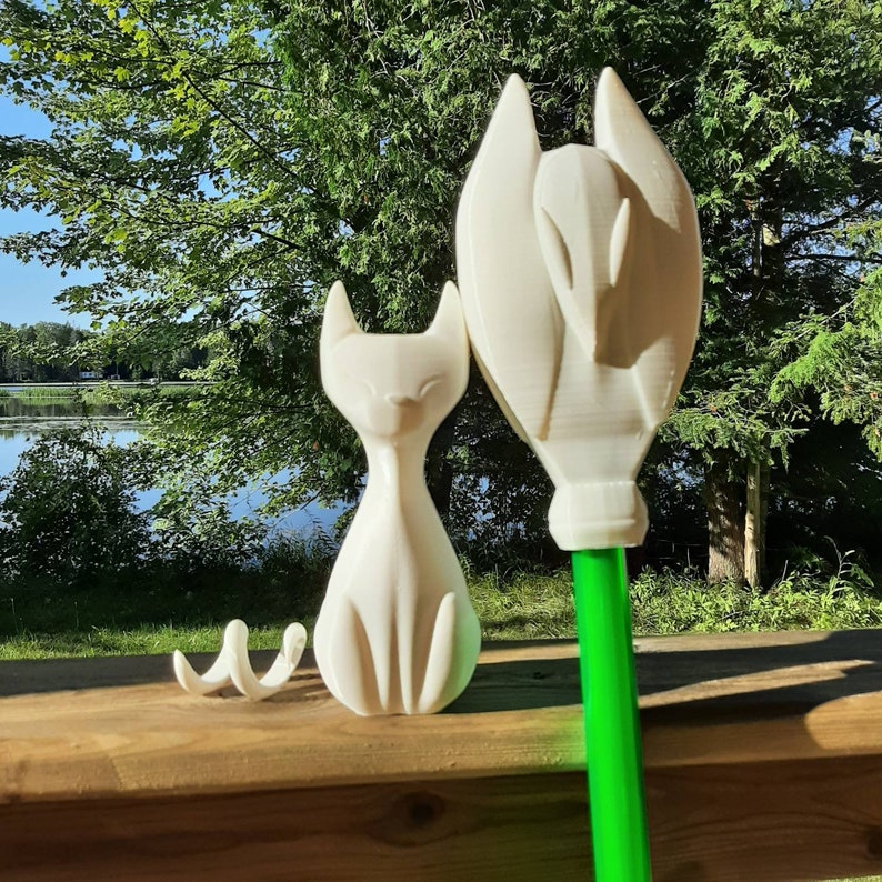 DoubleSided Amity Cat or Lillith Staff topper 3d print 