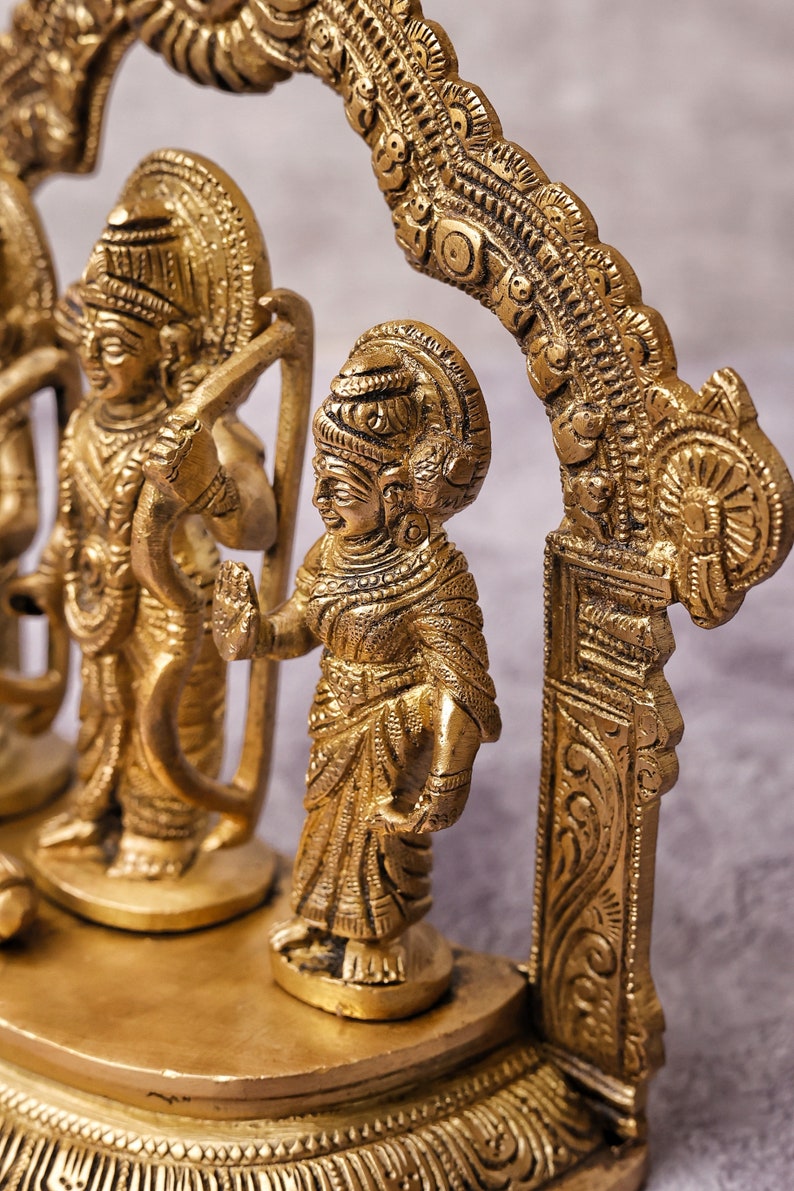 Ram Darbar Brass Statue 7 Inches Indian Brass Art Brass God - Etsy