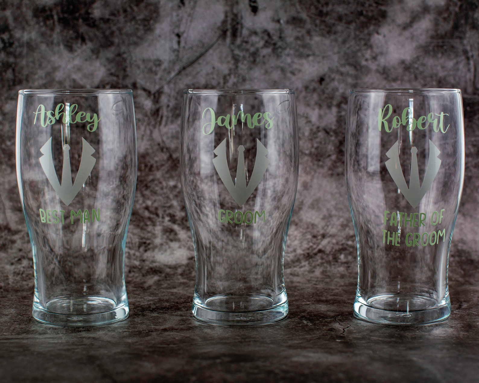 Vinyl Decals Glassware Decals Groomsmen Glasses Wedding Etsy UK