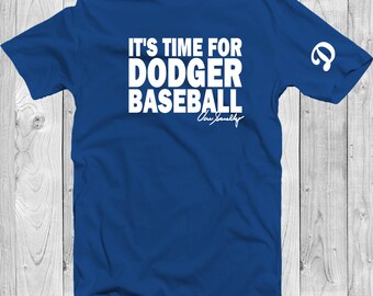 it's time for dodger baseball t shirt
