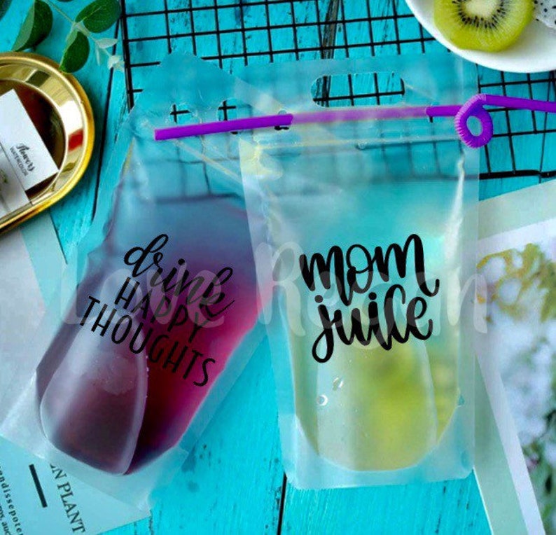 Funny Adult Reusable Drink Pouches Etsy