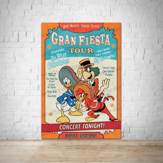 Three Poster Rools The Three Caballeros Poster