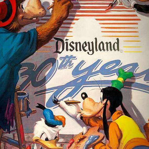 Disney Poster Mark Twain Disneyland Print Disneyland Decor Gift UNFRAMED