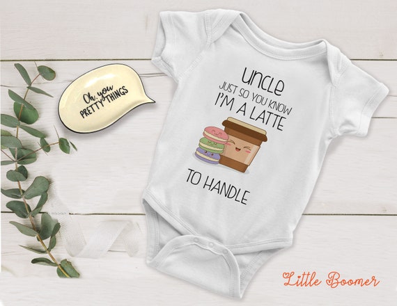 Uncle Onesies Funny Onesies Auntie Baby Humour Baby Etsy