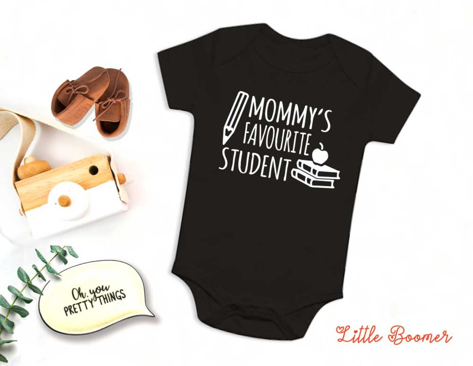Teacher Baby Onesies® Mommy's Favorite Student Etsy