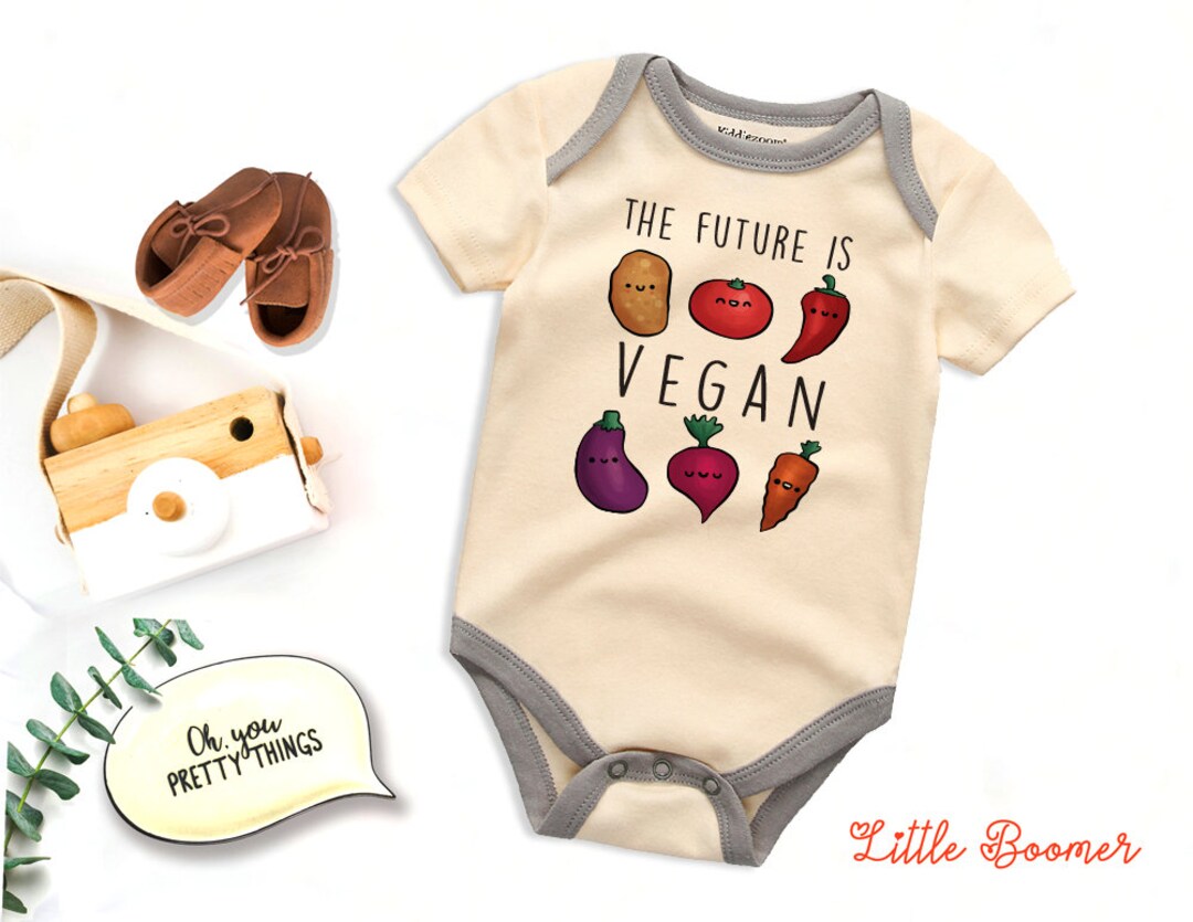 The Future is Vegan Baby Onesies® Vegan Baby Onesies® Turnip Beets