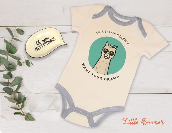 no drama llama onesie