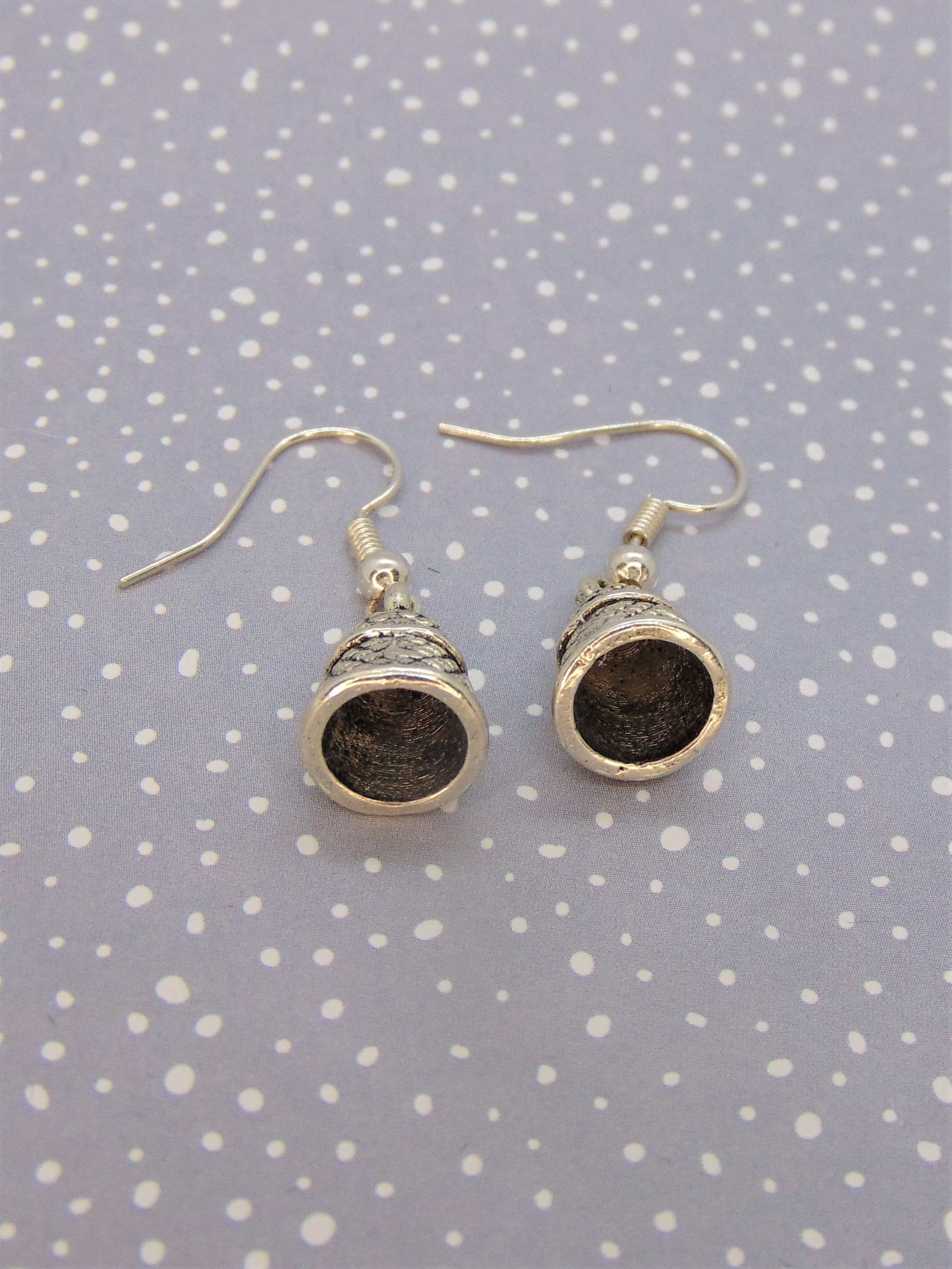 Thimble Earrings Sewing Jewellery Thimble Jewellery Sewing Etsy.de