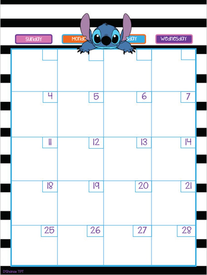 Disney Lilo And Stitch Planner Etsy Disney Lilo And Stitch Planner Etsy