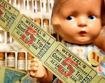 1910&#39;s Wentzel&#39;s Railroad Tickets