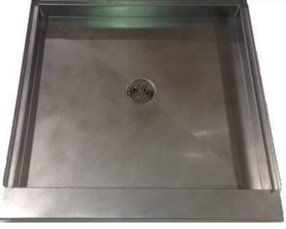 Stainless Steel Shower Pan Van Shower Pan Home Shower Pan Etsy