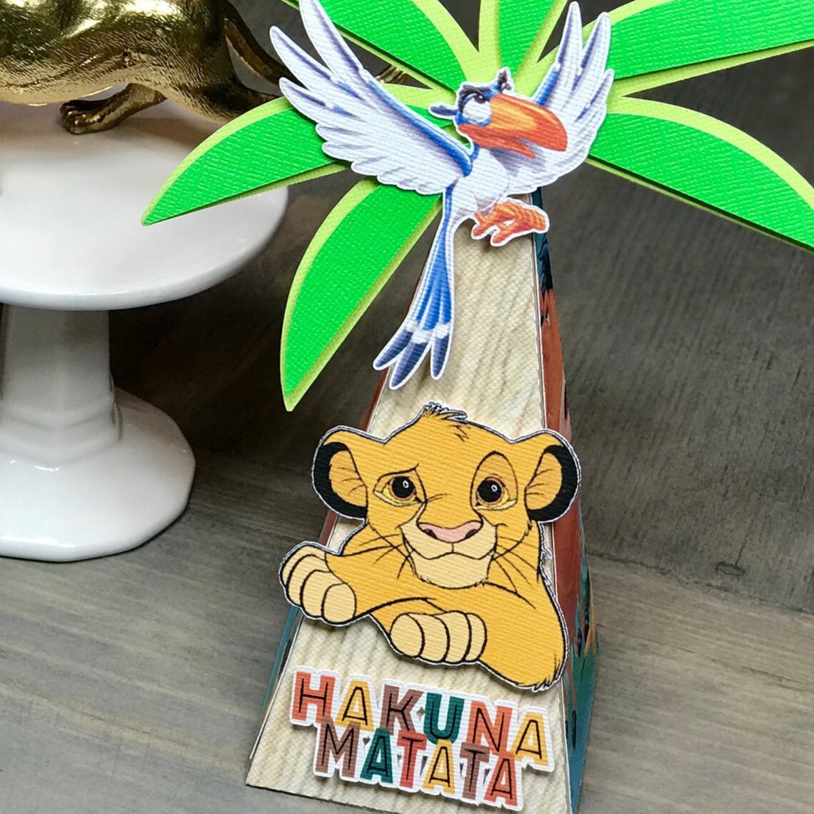 Lion King Party Favors New Lion King Pyramid Boxes Lion King Etsy