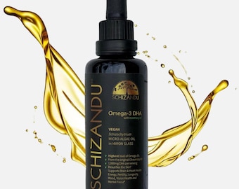 Omega-3 DHA Algae Oil – Vegan, High-Potency Chromista Extract – Brain, Heart, Hormone Support