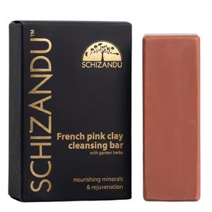 French Pink Clay Soap Bar – Organic Cleansing Bar with Herbs & Essential Oils