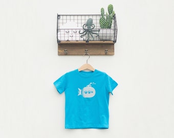 Inda-Bayi Baby-Toddler-Kids Cotton T Shirt Submarine Inda-Bayi Baby-Toddler-Kids Cotton T Shirt Submarine