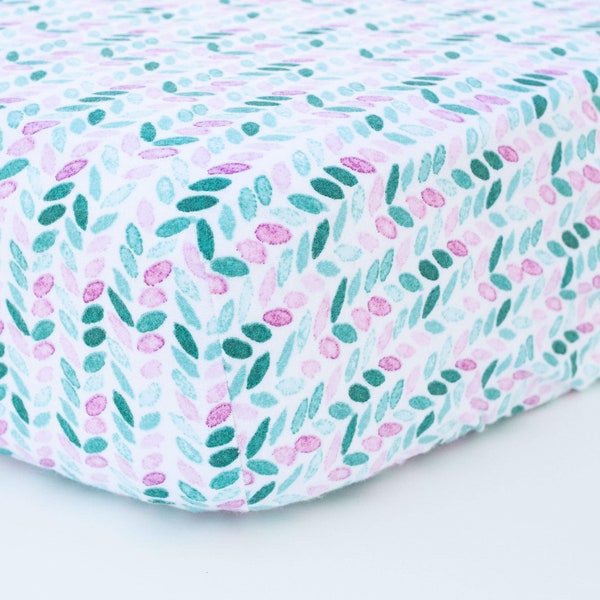 Chevron Crib Sheet Etsy