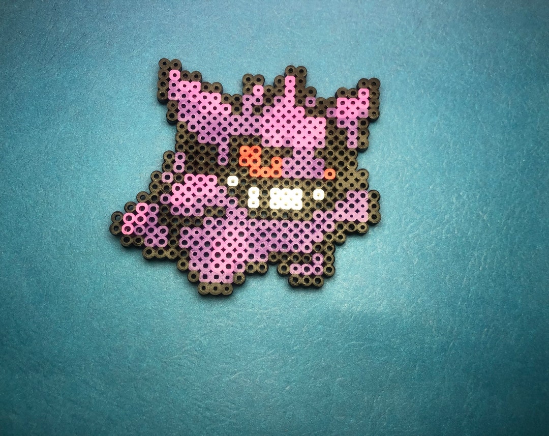 Pixelated Gengar Art Etsy