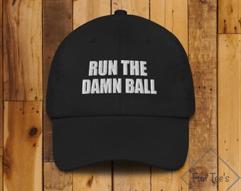 run the damn ball hat titans
