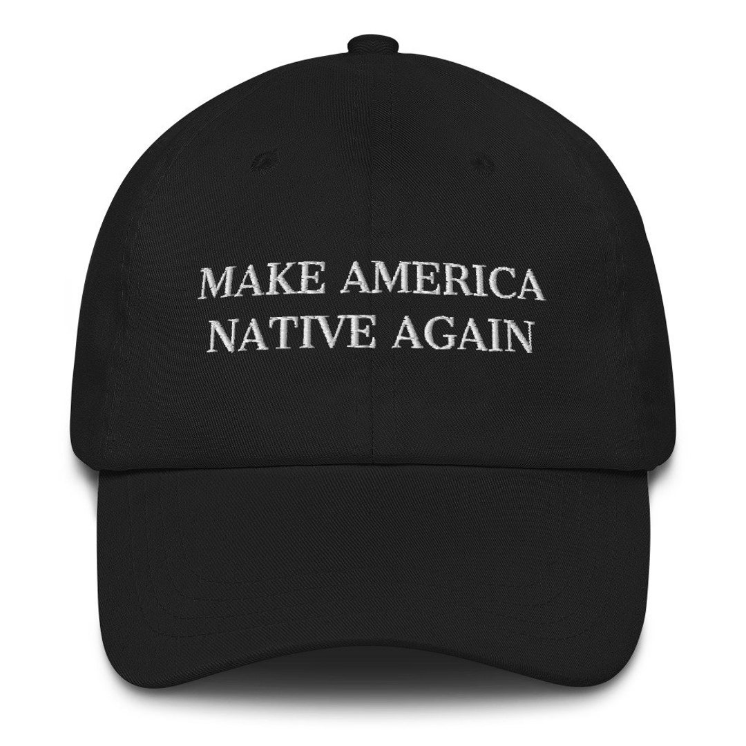 Make America Native Again Snapback Hat – Structured Cap With Adjustable Snap Closure - View #9