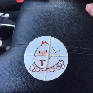 Hen-Tie Hentai Round Sticker 3 vinyl sticker image 2