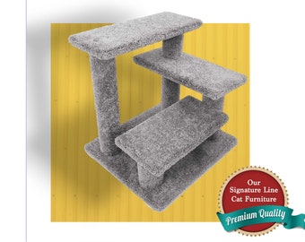 Cat furniture steps, Cat's Choice Modern Design Pet Step, cats love cat furniture stairs, cat furniture gift, cat carpeted stairs 7718000357