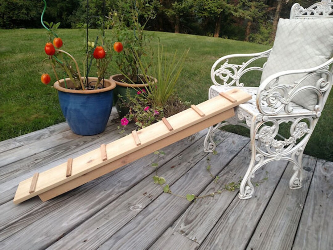 Outdoor Cedar Cat 44 Inch Standard Ramp Weather Resistant to Attach to