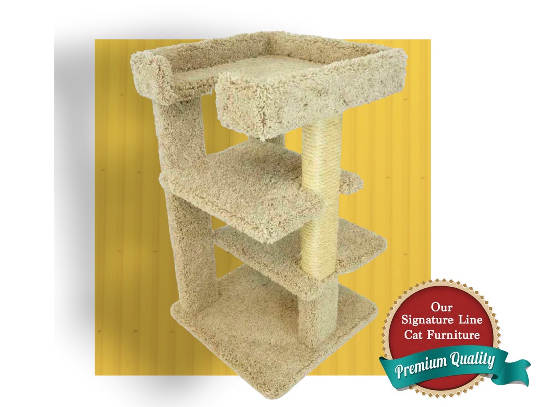 Cat Tree Perch, Cat's Choice 32 Inch Tri Level Cat Tree, Cats Love This