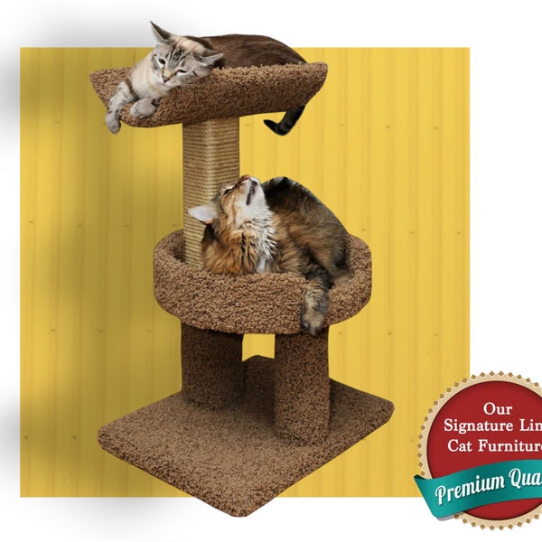 Cat furniture tree, Cat's Choice 31 Inch Tub-Cradle Sleeper, cats love cat furniture gym, cat furniture gift, cat carpeted bed 7719001957