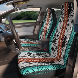 Turquoise Western Car Decor