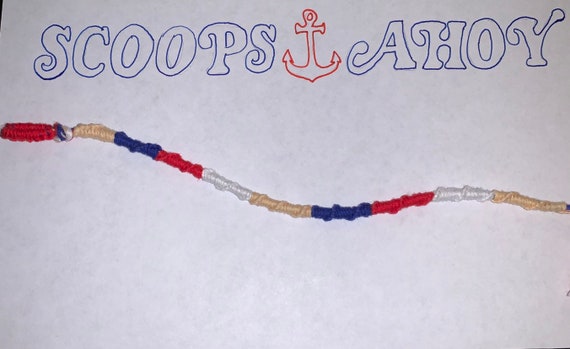 scoops ahoy friendship bracelet