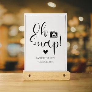 Wedding Hashtag Sign || Wedding PDF Sign || Wedding Hashtag Digital Download Sign