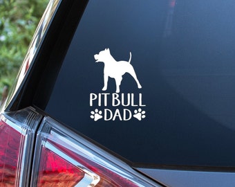 pitbull dad decal