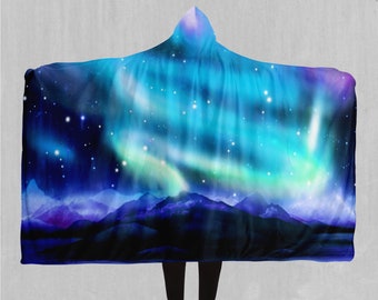 Nordlichter Sherpa Microfleece Cape Kapuzendecke