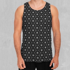 Star Net Men&#39;s Tank Top Muscle Sleeveless Shirt