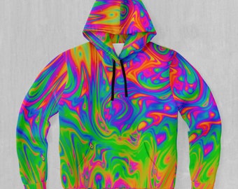 Acid Pool Psychedelic EDM Rave Festival All Over Print Hoodie