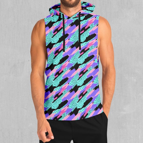 Vapor Camo Retro Vaporwave Pastel EDM Rave Festival Polyester