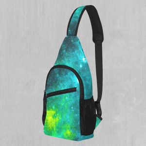 Acidic Realm Galaxy Sling Fanny Pack Crossbody Festival Bag