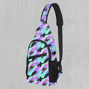Vapor Camo Sling Fanny Pack Crossbody Festival Bag
