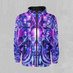 Binonic Rave Snowboarding Windbreaker and Ski Windbreaker Jacket