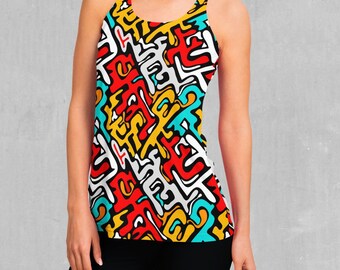 Street Graffiti Women's Racerback Tank Top